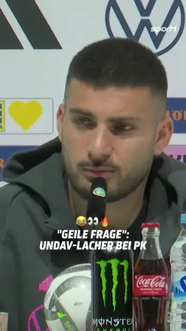 Bei der Frage kann sich Deniz Undav ein Lachen nicht verkneifen 😅 #undav #dfb #terstegen #nationalmannschaft #fussball #sport1 #sport1news