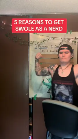 WOOO muscle nerd video. Legal disclaimer: you are completely valid whether you choose to get swole or not, this is not meant to make anyone feel bad for NOT working out, but objectively I do think it’s funny to be buff and also be a big dork.  Also thank you @Raskol apparel for sending me funny shirts I have to always be growing my collection 💪🏻💪🏻 #dungeonsanddragons #dnd #dndtiktok #rpg #dndhumor #dungeonsanddragons5e #dndtok #dungeonsanddragonstiktok 