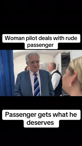 rude flyer on a plane