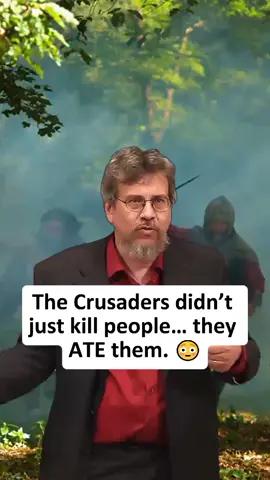 The Crusaders ate people. Yes… really. 🍽️😳 #historytok #roycasagranda #darkhistory #crusaders #cannibalism♻️  #hiddenhistory #shockingfacts #LearnOnTikTok 