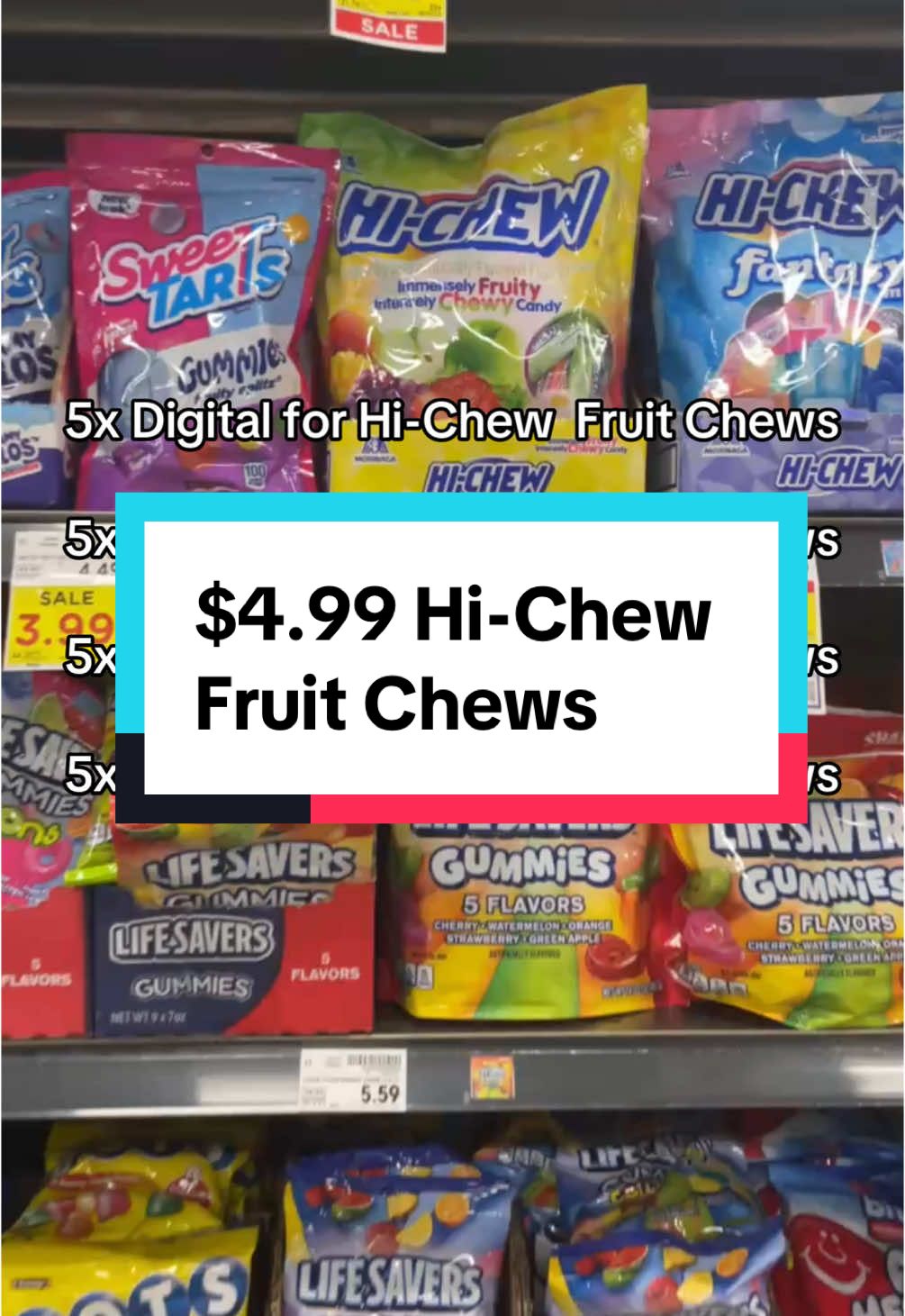 This deal on @HI-CHEW USA is so good PLUS we have now a 5x digital you can use in EACH transaction!! #ad $4.99 for these big bags is my jam!!