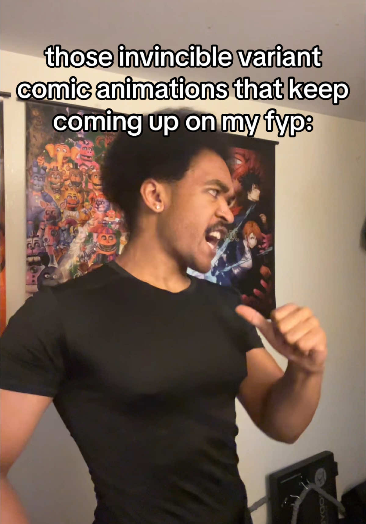 turn off your sound and js look at bro #invincible #comics #invinciblewar #variants #animation #edit 