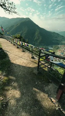 “From this height, even silence feels sacred.” #lamjung #naturephotography #beautifulview #fyp 