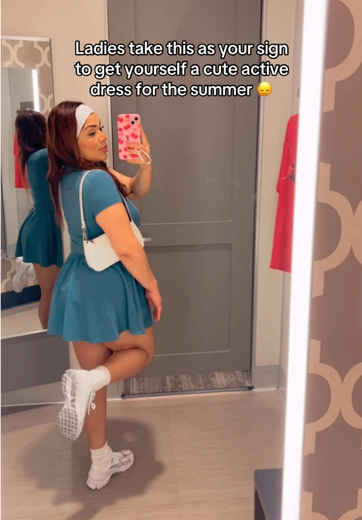 My current favorite from the TikTok shop 🩵 #activedress #fyp #sportsdress #viralvideo #sportydress #sportygirl #tiktokshop #activewear 