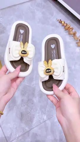 Dép lê nơ thỏ cho bé gái #lonashop #depchobe #depbegai 