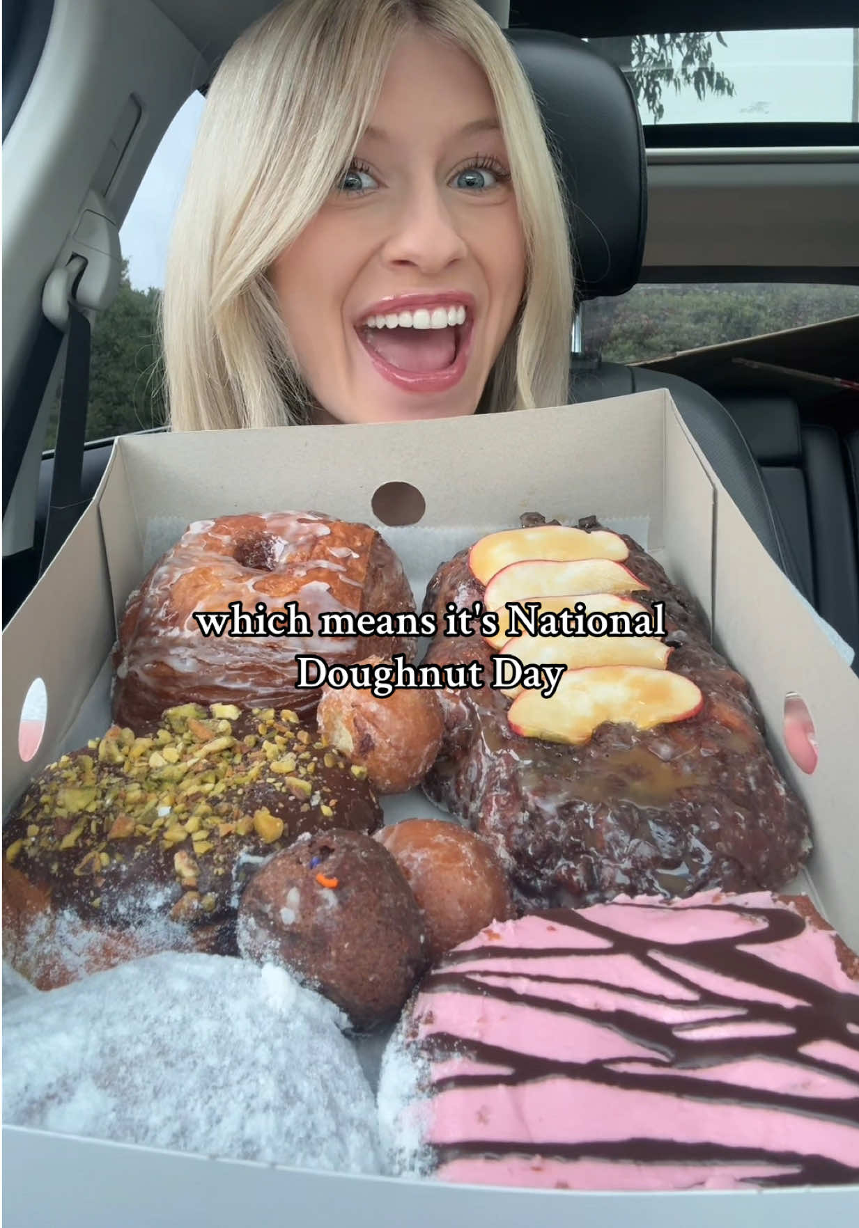 Donuts for national donut day 🍩 #donutreview #donutshop #donutday #Foodie #explore #donuts #CapCut 