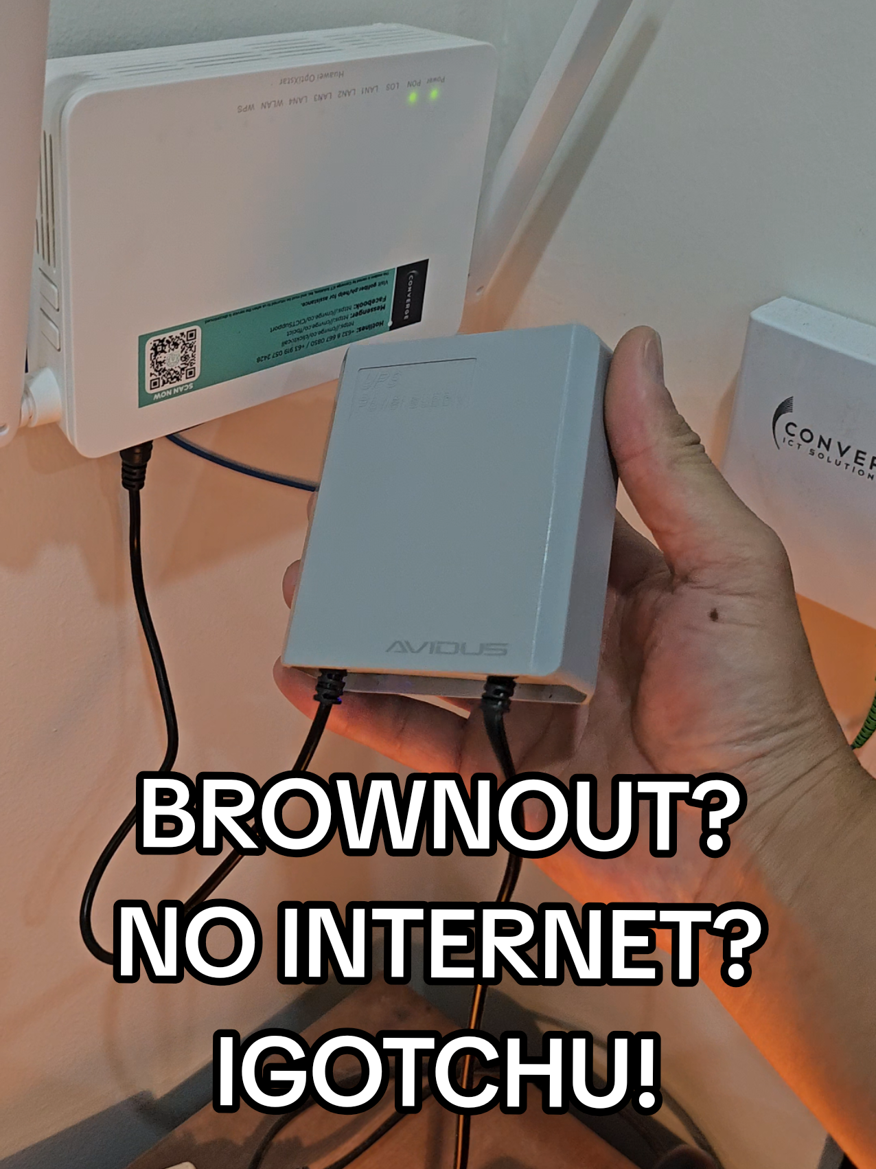 Brownout pero may wifi pa din? eto kailangan mo, avidus UPS POWER SUPPLY, specially malapit na ang rainy season and mapapadalas ang brown-out so hindi ka na maiinip kakaantay sa power since makakapag internet ka pa din. #avidus #v380pro #ups #upspowersupply #powersupply #powerbank #powerstation #wifi #brownout #blackout 