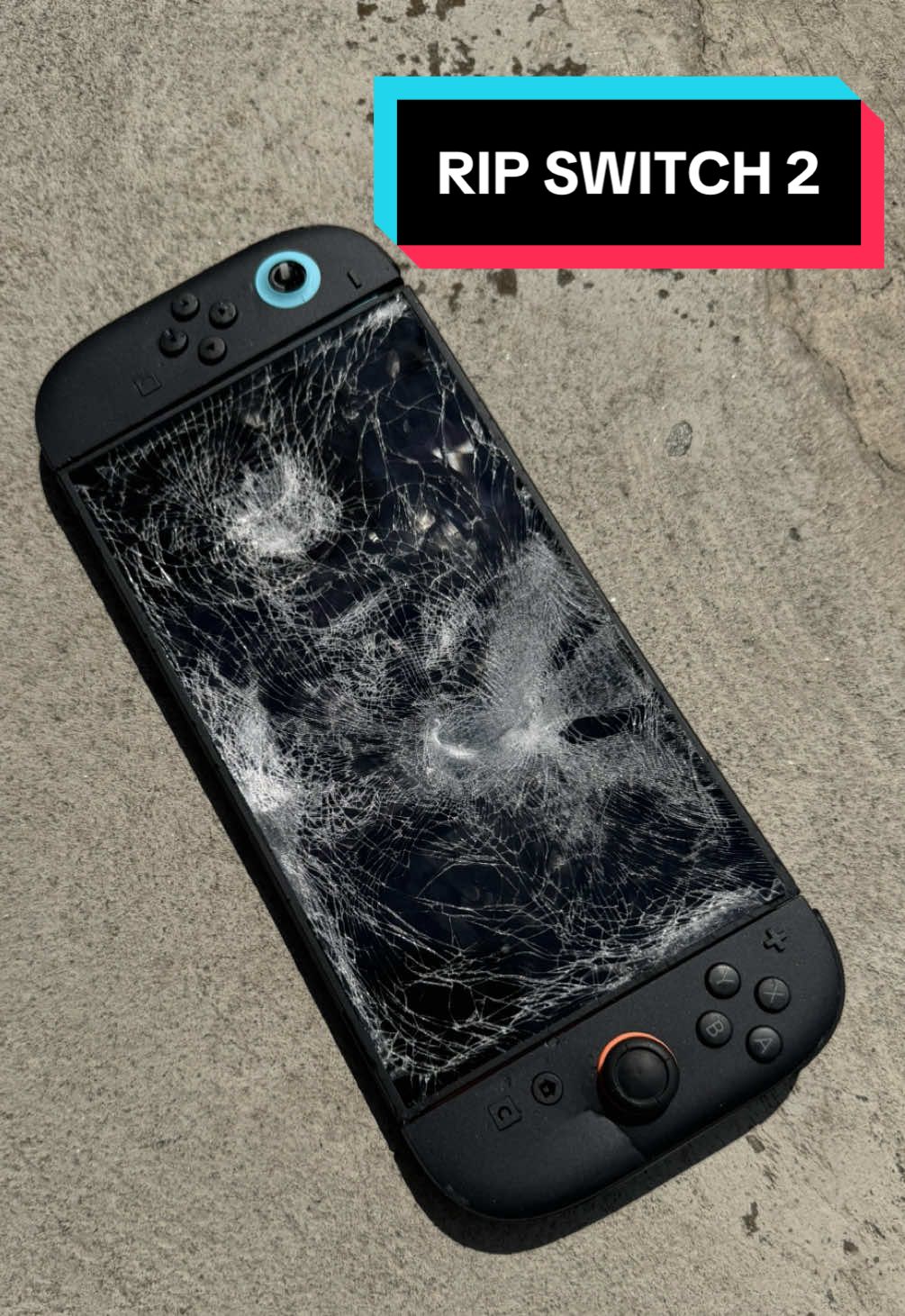Destroying Nintendo Switch 2 in front of people waiting for one 🔨