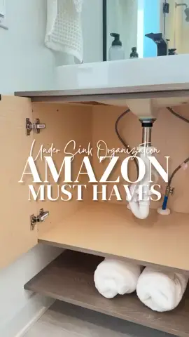 Amazon Under Sink Organization!  Linked in my bio! #amazonfind #amazonhome #kitchensink #kitchensinkorganization #kitchenorganization #organization #founditonamazon #homeessentials