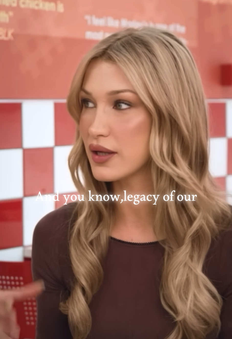#bellahadid talking about her dad cooking Palestinian food ,Arab people cooking ,and her dream for her dad.#chickenshopdate #bellahadidedit #new #arab #arabfood @Chicken Shop Date #palestine 