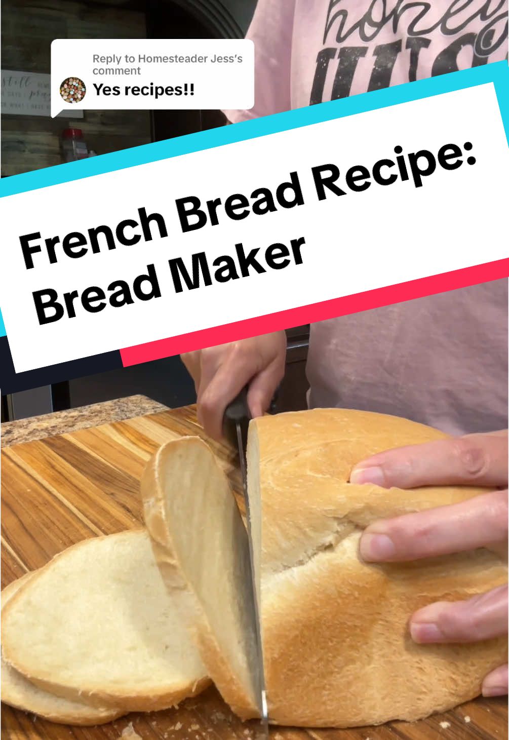Replying to @Homesteader Jess French Bread Recipe in the bread maker #freshbakedbread #breadmaker #breadrecipe #madefromscratch #homemadefood #ad #kitcheninthebox #simpleingredients #tiktokshopsummerturnup #tiktokshopcreatorpicks #dealsforyoudays #freshbreaddaily @Kitchen in the Box US 