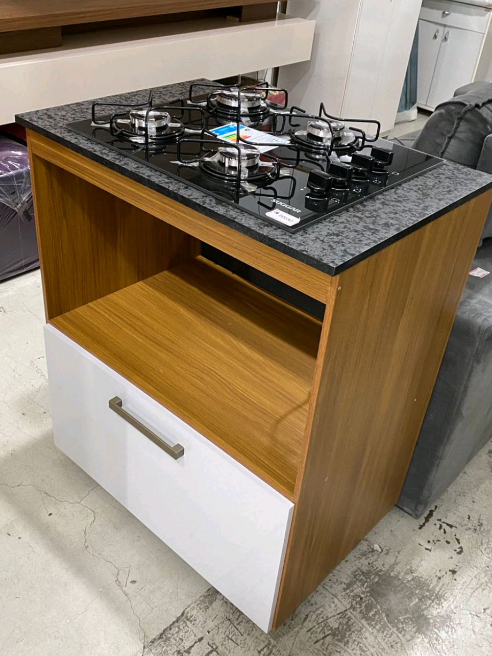 balcão cooktop + cooktop 4bocas 🤩✨️ #balcaocooktop #balcao #cooktop #moveis #guarulhos #isabelamoveis #fyyyy 