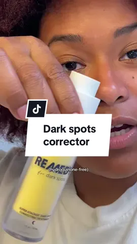 I’m so happy to have a new dark-spot corrector treatment!  #darkspots #hyperpigmentation #darkspottreatment #darkspotremoval #darkspot #skincare #beauty #niacinamide #niacinamideserum #serum #serums #kojicacid #kojic 