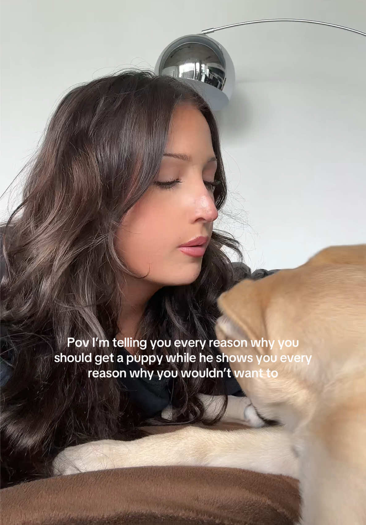 He almost scalped me at the end but I love him🫶 #rescuedog #adoptdontshop #gettingapuppy #puppytiktok 