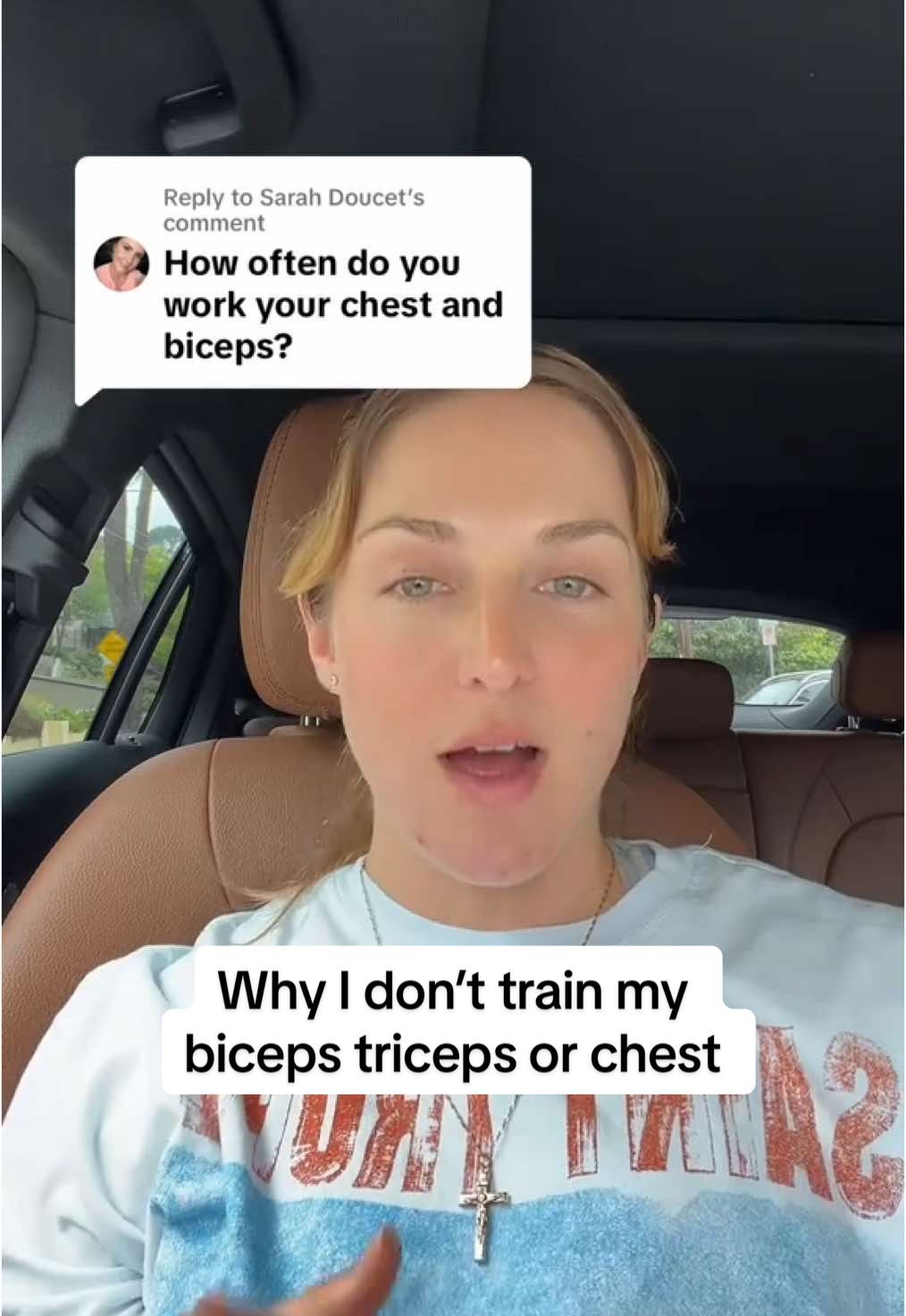 Replying to @Sarah Doucet why I don’t train biceps triceps or chest and suggest all wellness and bikini competitors to do the same- or just someone that wants to build the “hourglass” shape 