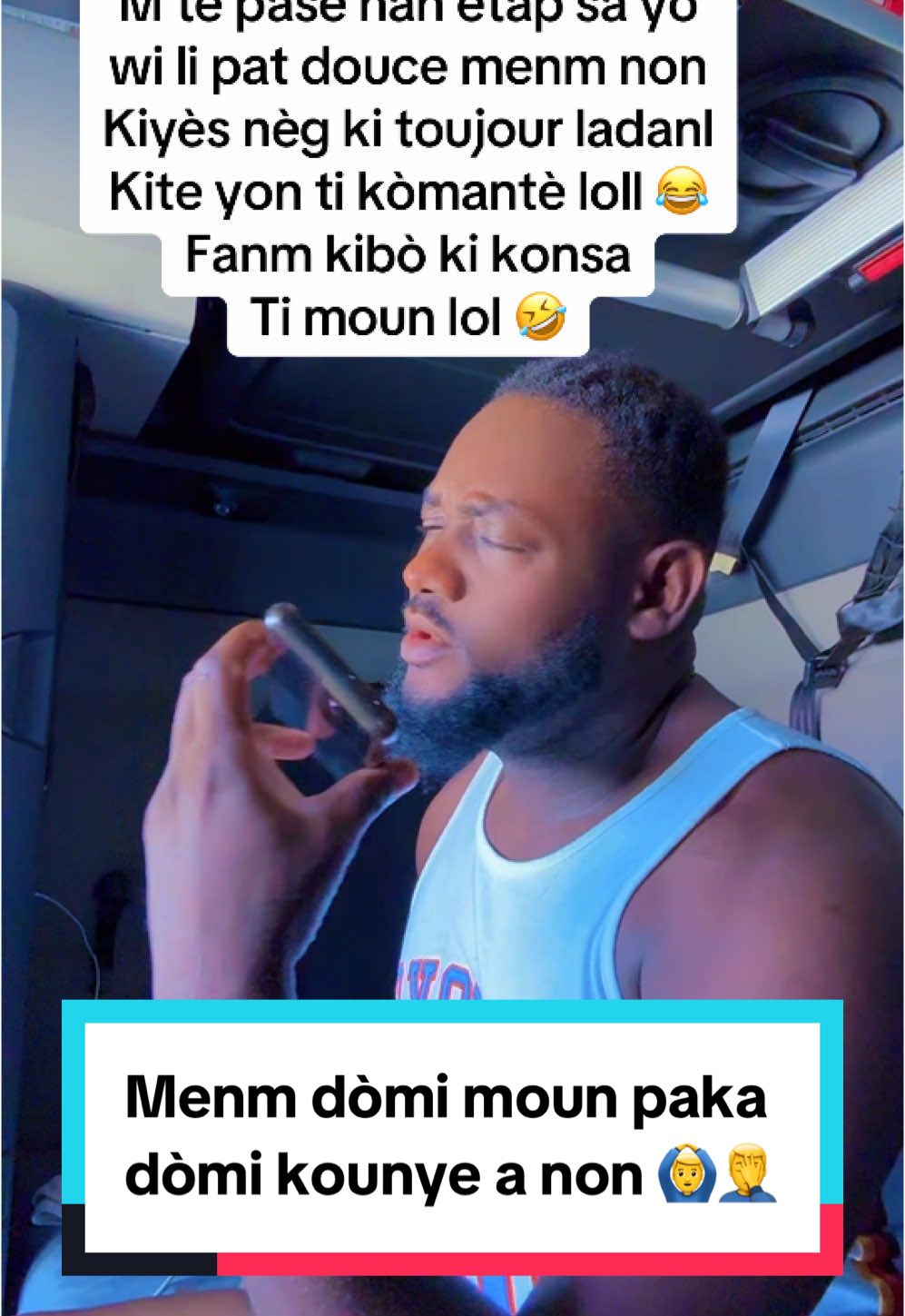 Menm dòmi moun paka dòmi kounye a non ki zen sa enhh #haitiantiktok #capcut #fyp 
