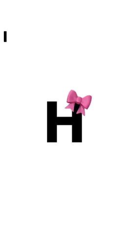 H🎀 #h #foryoupagee #fyp #coquette #letters #bows #alphabet 
