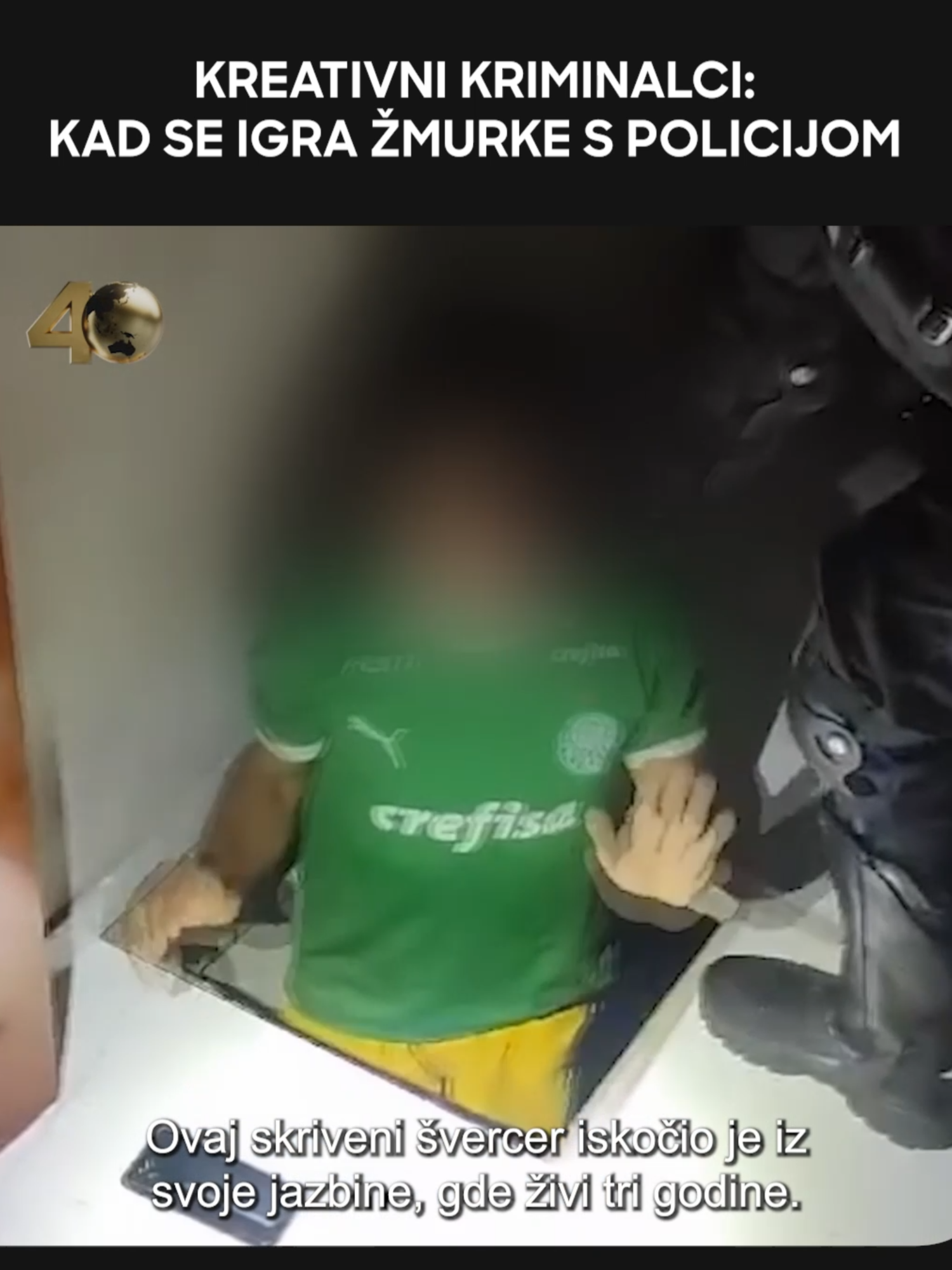 Ovi ljudi iznova nalaze sve kreativnija mesta za sakrivanje. #crime #police #camera #caught #zločin #policija #drama #kamera #uhvaćeni
