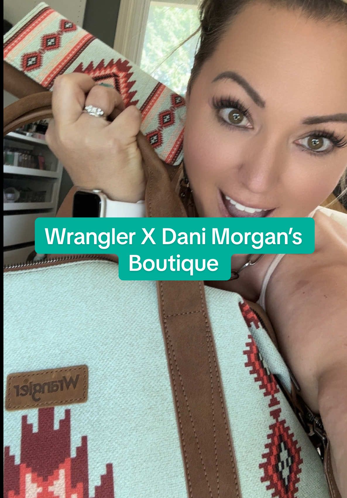 Festival season is HERE and I’m going in style with these Wrangler X Dani Morgan’s Boutique collab…. And they are TURQUOISE!!!! #festivalseason #wrangler #wranglerbags #tiktokshopcreatorpicks  #wranglerwallet #turquoise #westernwear #boho @Wrangler  @Dani Morgan’s Boutique 