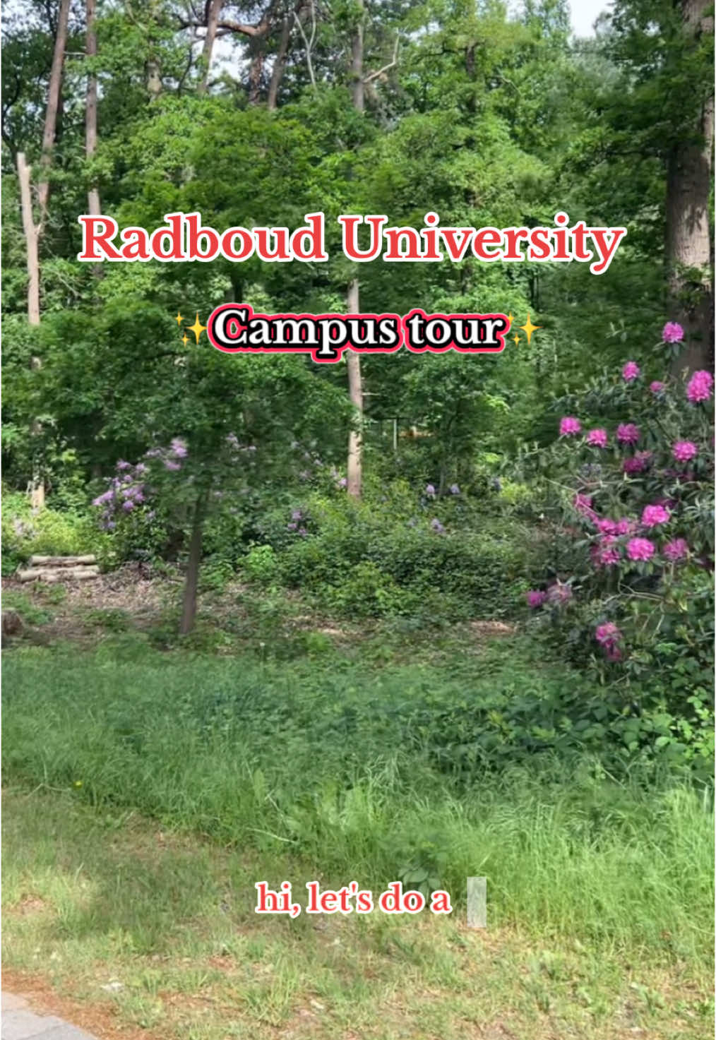Let’s do a Radboud University campus tour! (Be kind to our narrator, he makes some pronunciation mistakes sometimes)🤭✨ #radboud #nijmegen #radbouduniversity #greencampus #campustour