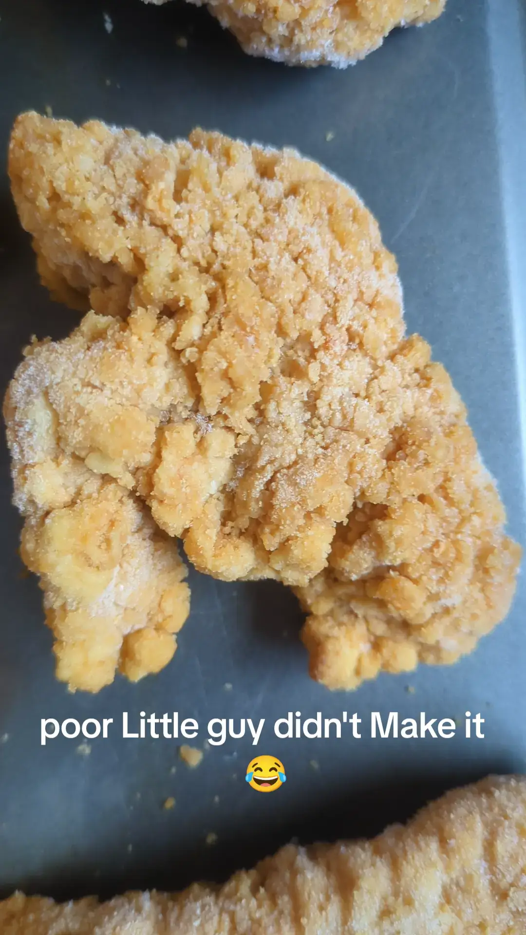 Tyson's chicken tenders  #tysonchicken  poor guy didn't Make it 🤣