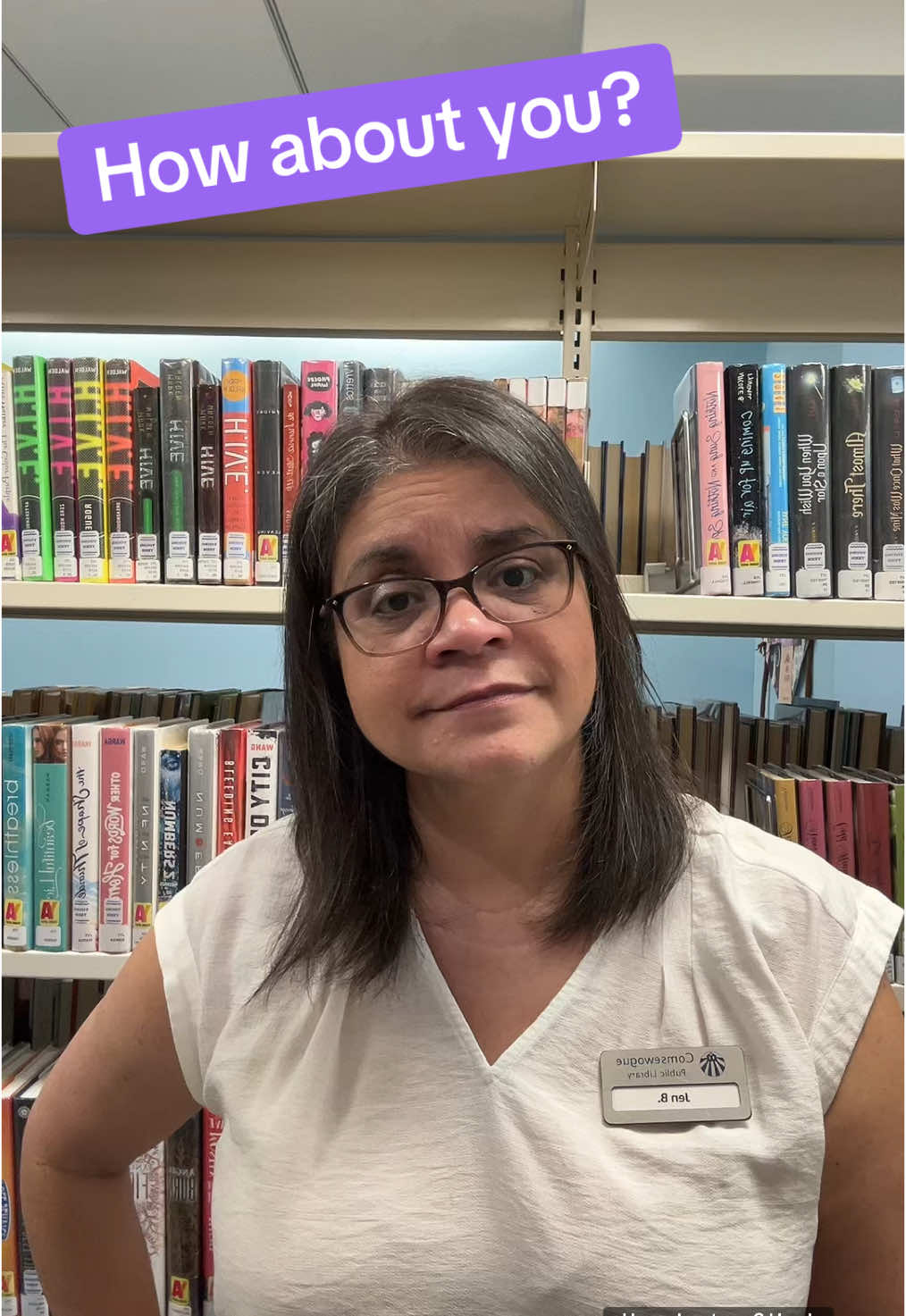 Serving up the perfect books! #librariansoftiktok #serve 