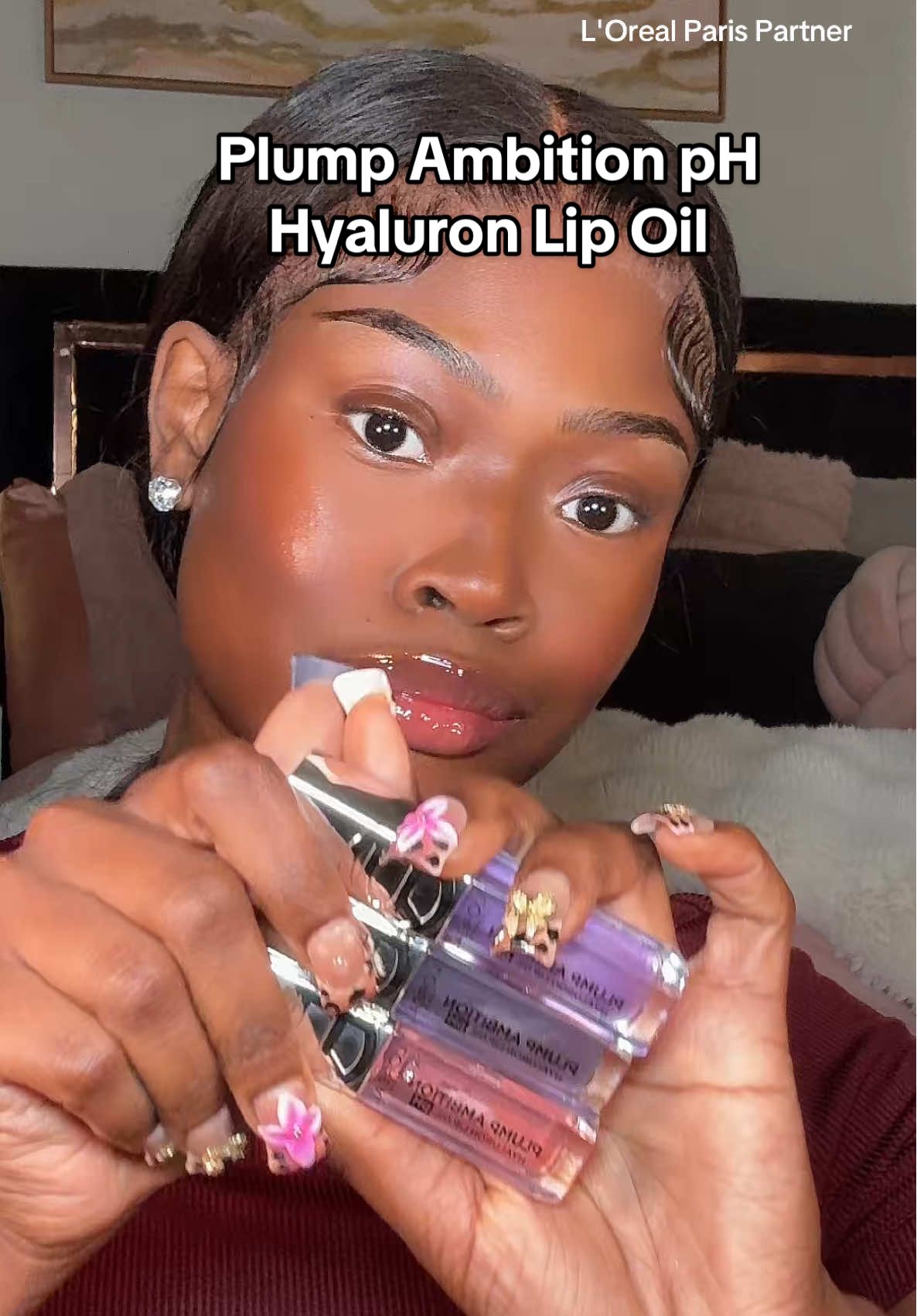 @loréal paris usa 🩷#LOrealParisPartner #lorealparis #plumpambition #lipoil #lorealplumpambition #loreallipoils #lorealhyaluronlipoils 