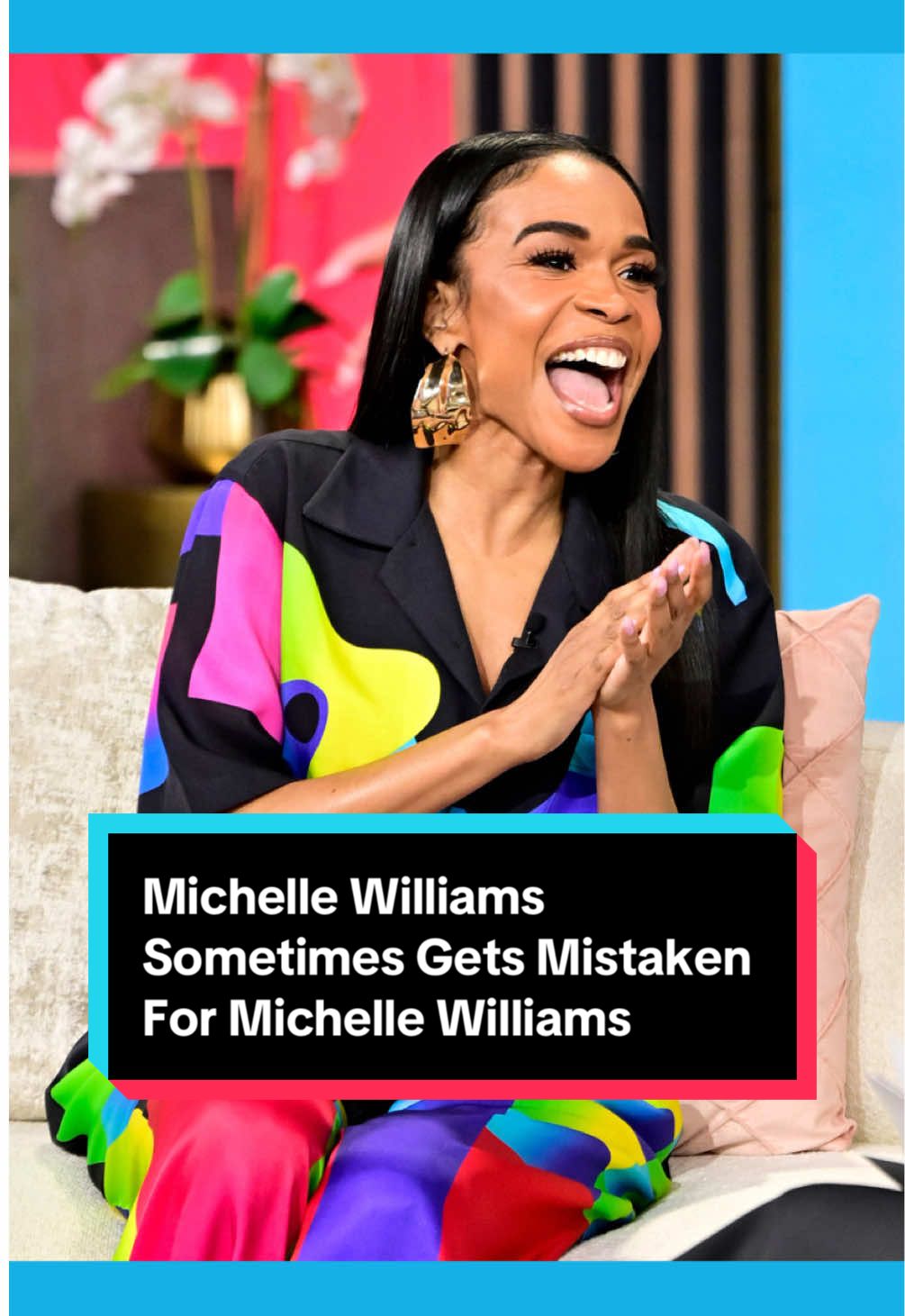 Two talented Michelle Williams are better than one! Michelle Williams shares the fan mix-up that always makes her laugh. #michellewilliams #deathbecomesher #tamronhall #tamronhallshow 