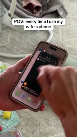How does she even function with that many tabs open and all those notifications 😭😂 IB: @Chad Sexton #relatable #couple #marriage #adhd #funny #thequistfamily 