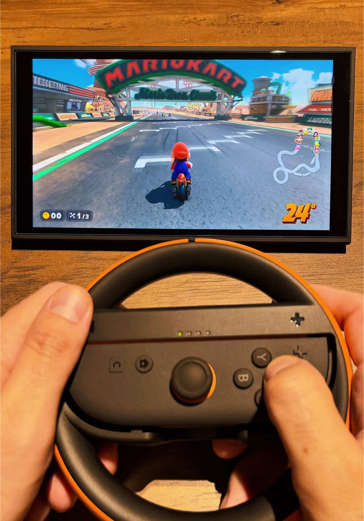 🎮 Mario Kart World on SWITCH 2! 🚗💨 Jump into the action as I play Mario Kart World on the SWITCH 2 with the incredible Joy-Con Wheel 2✨ It’s so smooth and responsive; drifting has never been this satisfying! 😍 👉 Don’t forget to like, comment, and follow for more🕹️ #MarioKartWorld #Switch2 #JoyConWheel #NintendoSwitch2 #GamingSetup #GamerLife #GamingCommunity #mariokart #GamingFun #bnalgame #caiojodas #nintendo