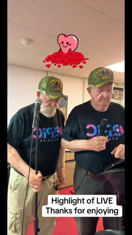 Live karaoke Tuesday night clip #hanelinetwins #song #aluminumcancollector #viralvideo #live #twinsoftiktok #veteransoftiktok #fypシ゚viral 