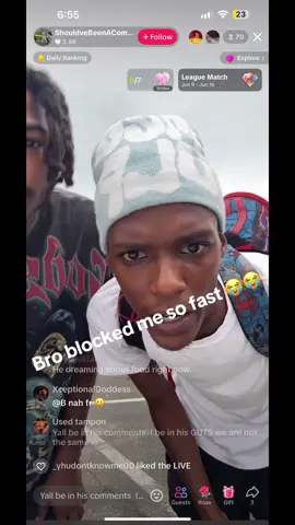 Trolling streamers pt6 🤣bro blocked me so fast😭#tiktok #streamer #fypシ #fyp 