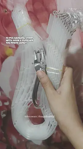 sa yellow basket lang mabibili #hangingstrips #hangingstripsorganizer #puncher #forsarisaristore #sarisaristoreneeds #fyp #affiliatemarketing 