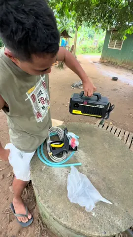 Malakas na Pressure Washer Kahit Maliit para Pang Piggery Pang Washing atbp #pressurewasher #piggery #washing #farming #farmlife 