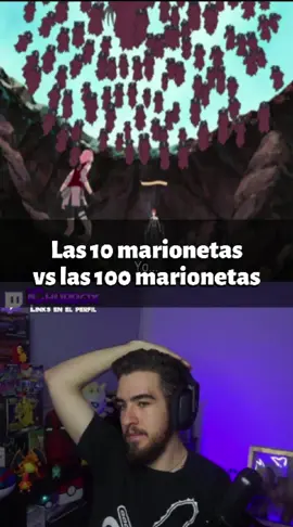 las 10 marionetas vs 100 marionetas 😱😨 #narutouzumaki #narutoshippuden #reaction #reaccion #narutoanime #anime #twitch #reacciones #shinobi #konoha #chakra #uzumakinaruto #jutsu #fyp #akatsuki #jinchuriki #sasori #chiyo #tsunade #sakura