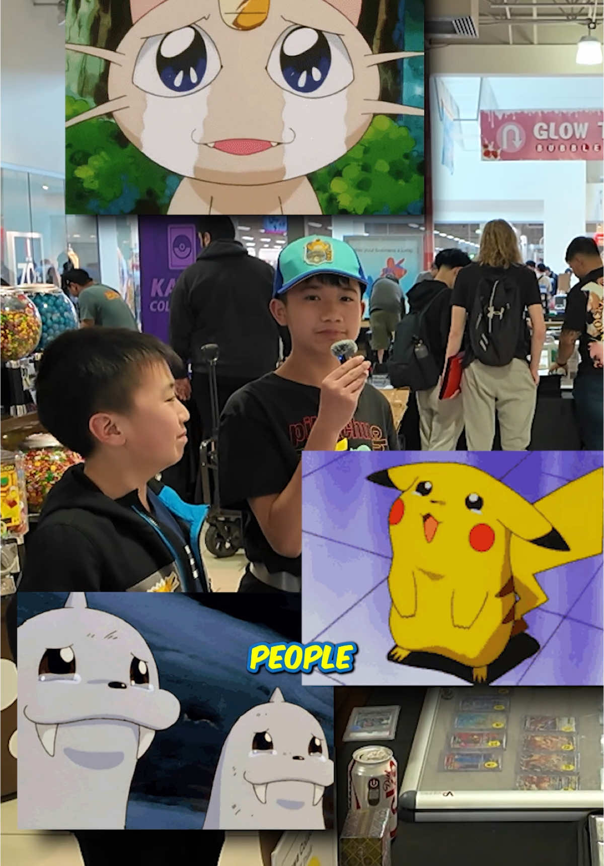 Let’s see if these 2 kids can market us better than paid ads😂 #pokemon #pokemonbusiness #pokemonvendor #funny 