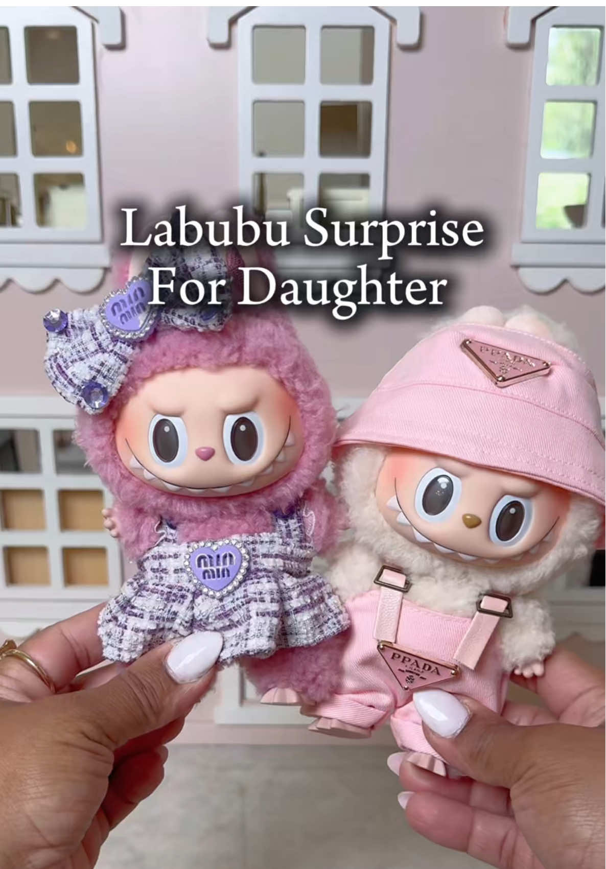 Surprising my daughter with her first Labubu ☺️  #labubu #labubuthemonsters #popmart #unboxing #dollhouse #labubuunboxing #momlife #momtok 