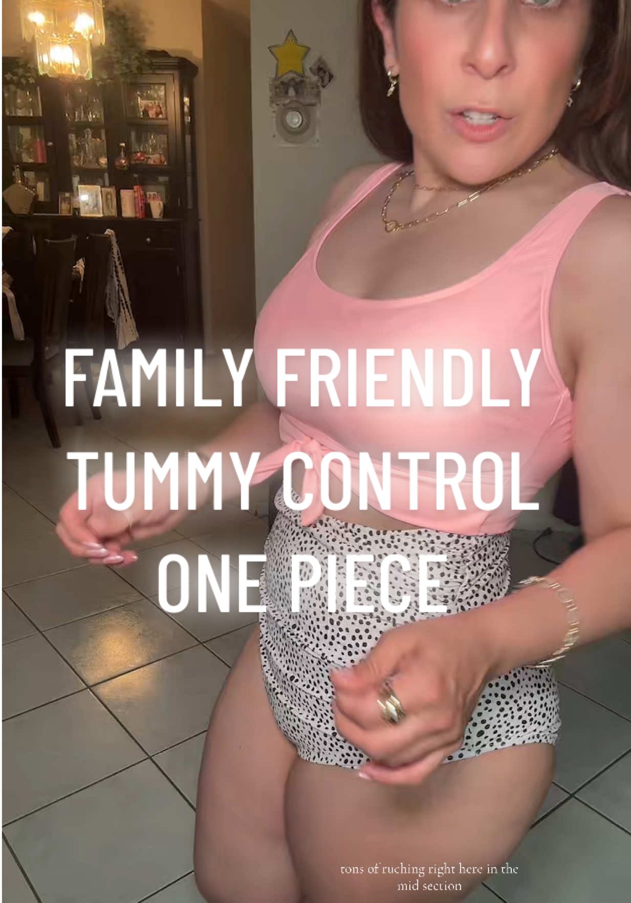 This one is so flattering! #modestswimwear #onepieceswimsuit #momapproved #momstyle #funinthesun #outdoorfun #tummycontrol #tiktokshopsummerturnup #tiktokshopcreatorpicks #seasonalgems #swimsuit 