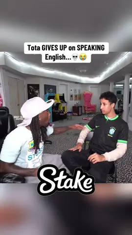 #kaicenat #fyp #trending #viral #kai #tota  Tota GIVES UP on SPEAKING English…💀😭