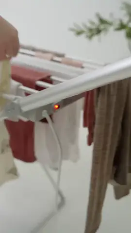 Rainy days? No problem. Dry your clothes fast with the Living & Co Heated Drying Rack 🧡