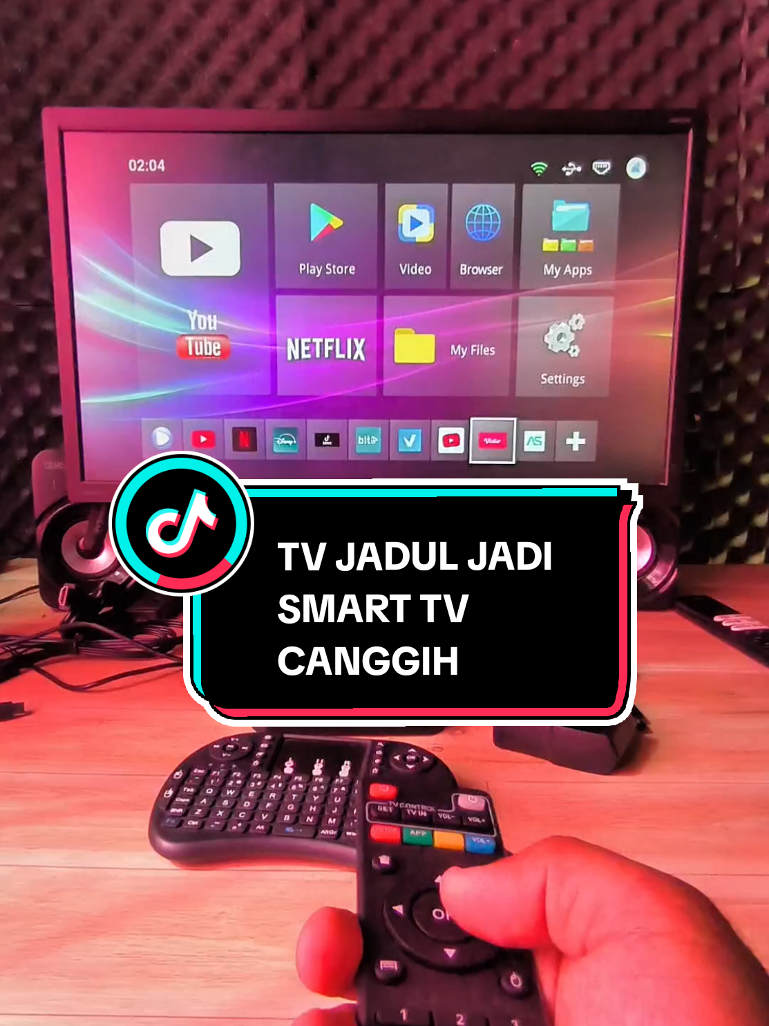 Android tv box mxq pro 4K rubah tv jadul jadi smart tv android canggih wifi playstore #androidtvbox #guncang66spesialgajian #guncang66 