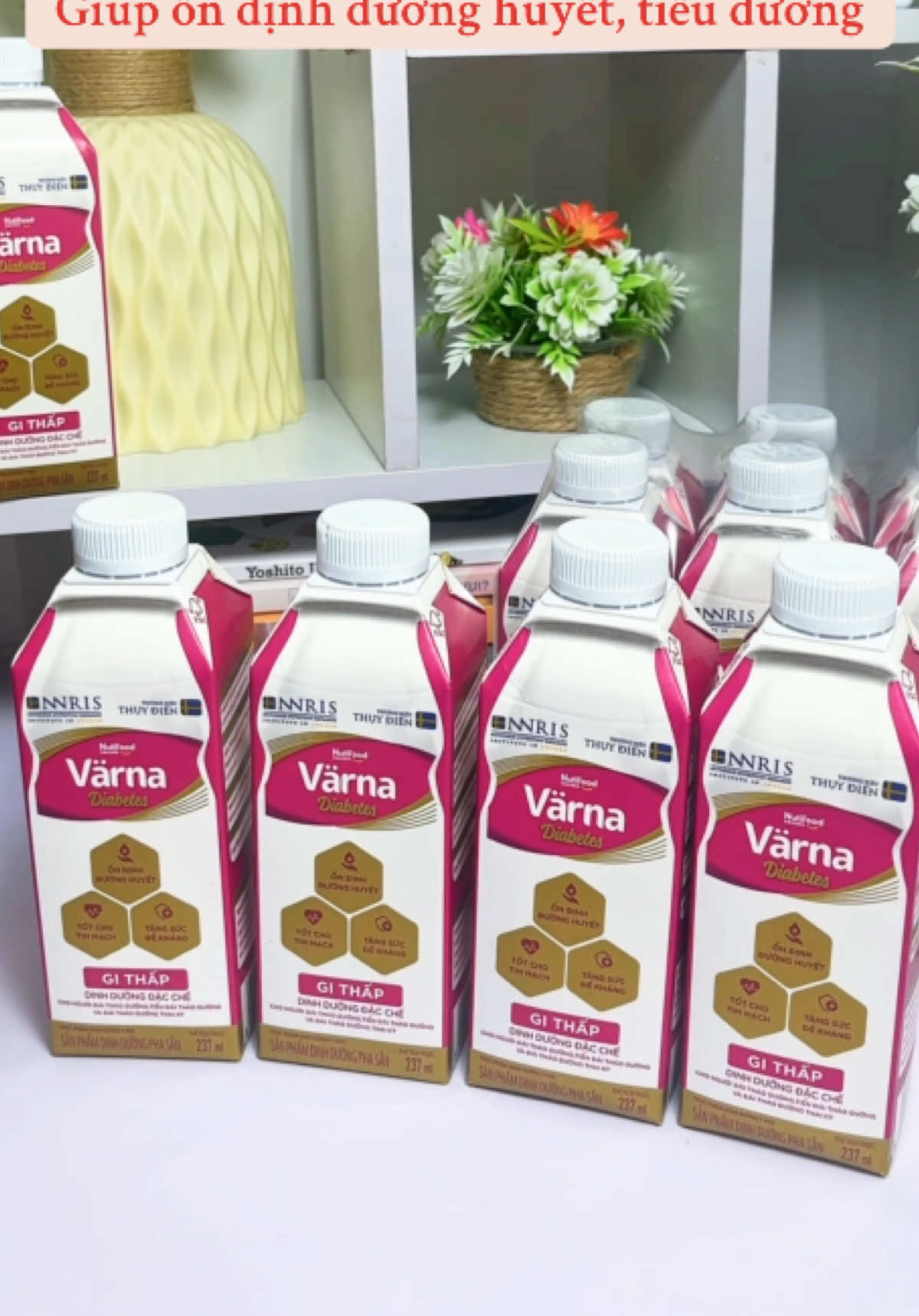 Sữa bột pha sẵn Varna Diabetes giúp ổn định đường huyết, dùng cho người đái tháo đường và đái tháo đường tha.i kỳ đây ạ #sữa #varna #varnadiabetes #suavarna #suatieuduong #daithaoduong #xuhuong #suckhoe #reviewbimsua 