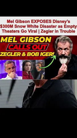 Mel Gibson EXPOSES Disney’s $300M Snow White Disaster as Empty Theaters Go Viral | Zegler in Trouble#news #celebrity #hollywood 