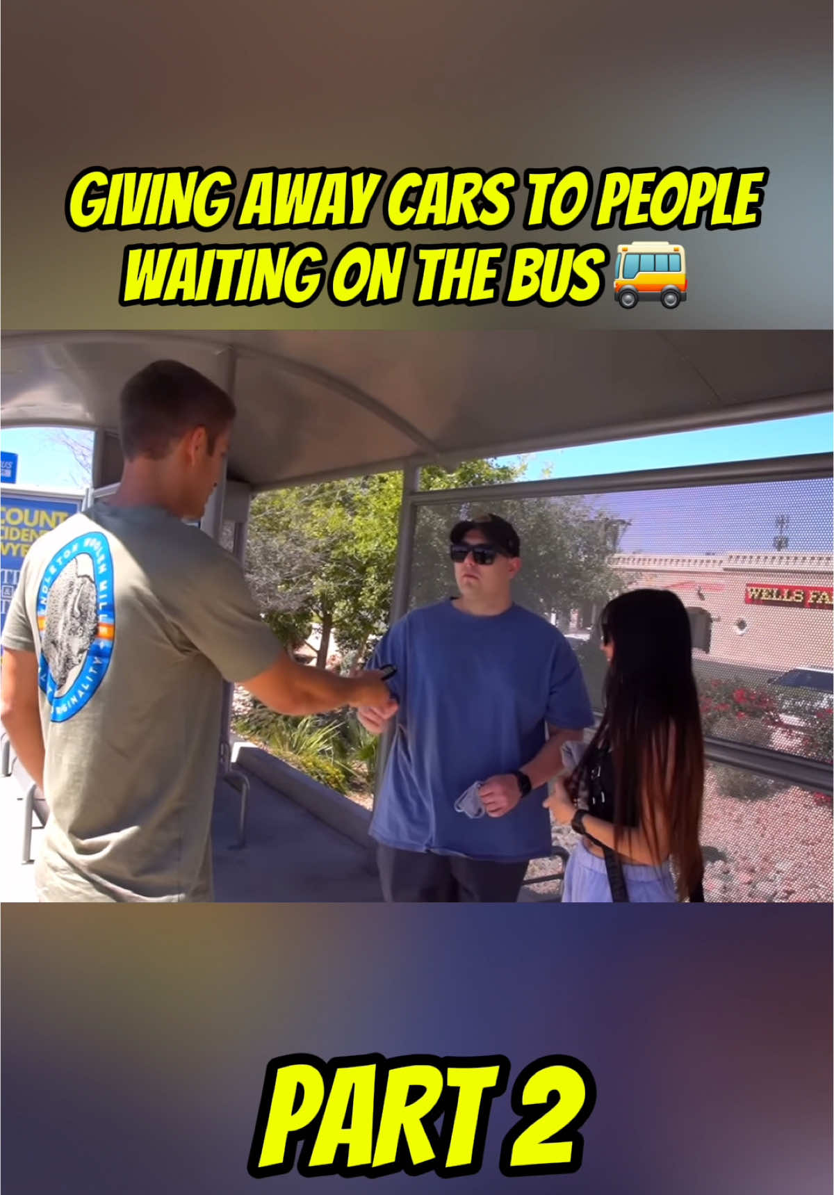 GIVING AWAY CARS TO PEOPLE WAITING ON THE BUS 🚌 PART 2 #fyp #fy #thatwasepic #viral #xyz #mukbang #kids #positive #givingback #youtube #clips #funny 