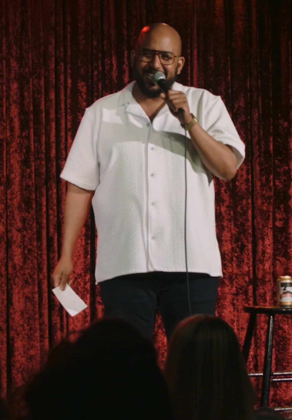 @Hisham Kelati gets roasted mercilessly in this clip from his comedy special “Story Time”. Watch the full special when it drops June 9th, only on CB MAX! #cbmax #standupcomedy #hishamkelati