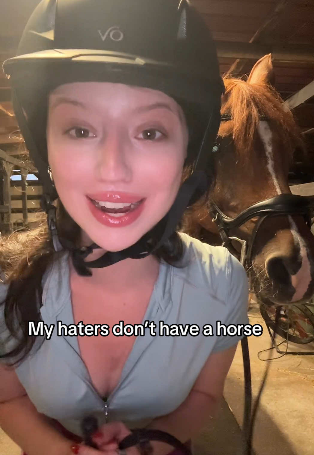 At least I have a horse #haters #horsegirl #equestrian 