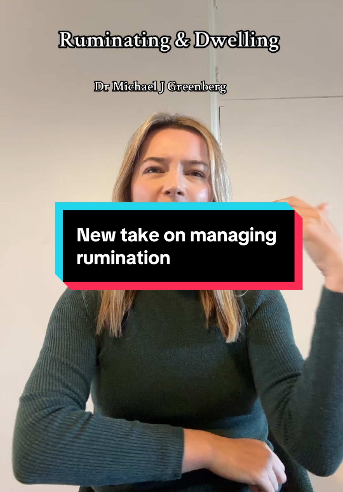 His words: ‘Rumination isn’t something that happens to you; it’s something you do.’ Tiktok disclaimer: This video advice is general in nature and does not replace your doctor or your therapist. #fyp #rumination #mindfulness #psychology #overthinking 