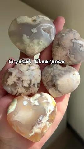 🚨CLEARANCE ALERT🚨  Flower Agate is featured in the Clearance tap on my website for a limited time.  40% OFF No code necessary  Discount automatically applied at checkout Free Shipping within the US Check back often to see what’s going to be in the Clearance section next!  #floweragate #agate #crystalshop #crystalsale #crystals #minerals #crystaladdict