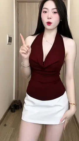 [MẶC 2 KIỂU] Áo Yếm Cổ Đổ Ôm Body