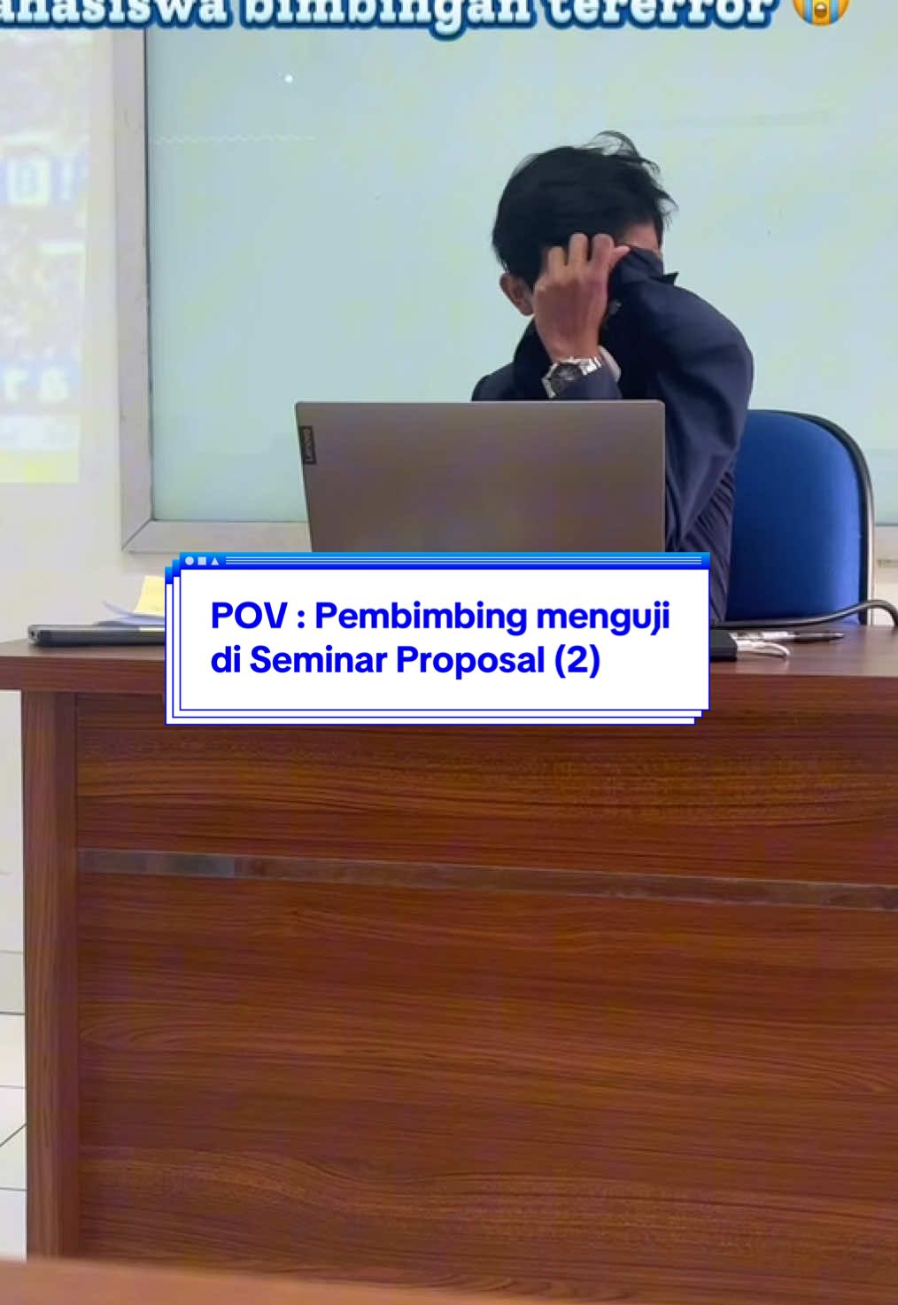 Ada yang mau liat Presiden Mahasiswa kalo lagi di Ruang Sidang? Si aktivis kampus yang suka demo dan protes ternyata ngomongnya suka keceletot 🤣 Tapi anaknya gak tegang, Suasana seminar Proposal tidak semenyeramkan itu yaa ternyata 😂 Dan penontonnya pun penuh tawa 😂😂 Semangat para pejuang Tugas Akhir 🥳 #politeknikstialanbandung #poltekstialanbandung #dosen #mahasiswa #menguji #seminarproposal #sidangskripsi #pengujiskripsi 